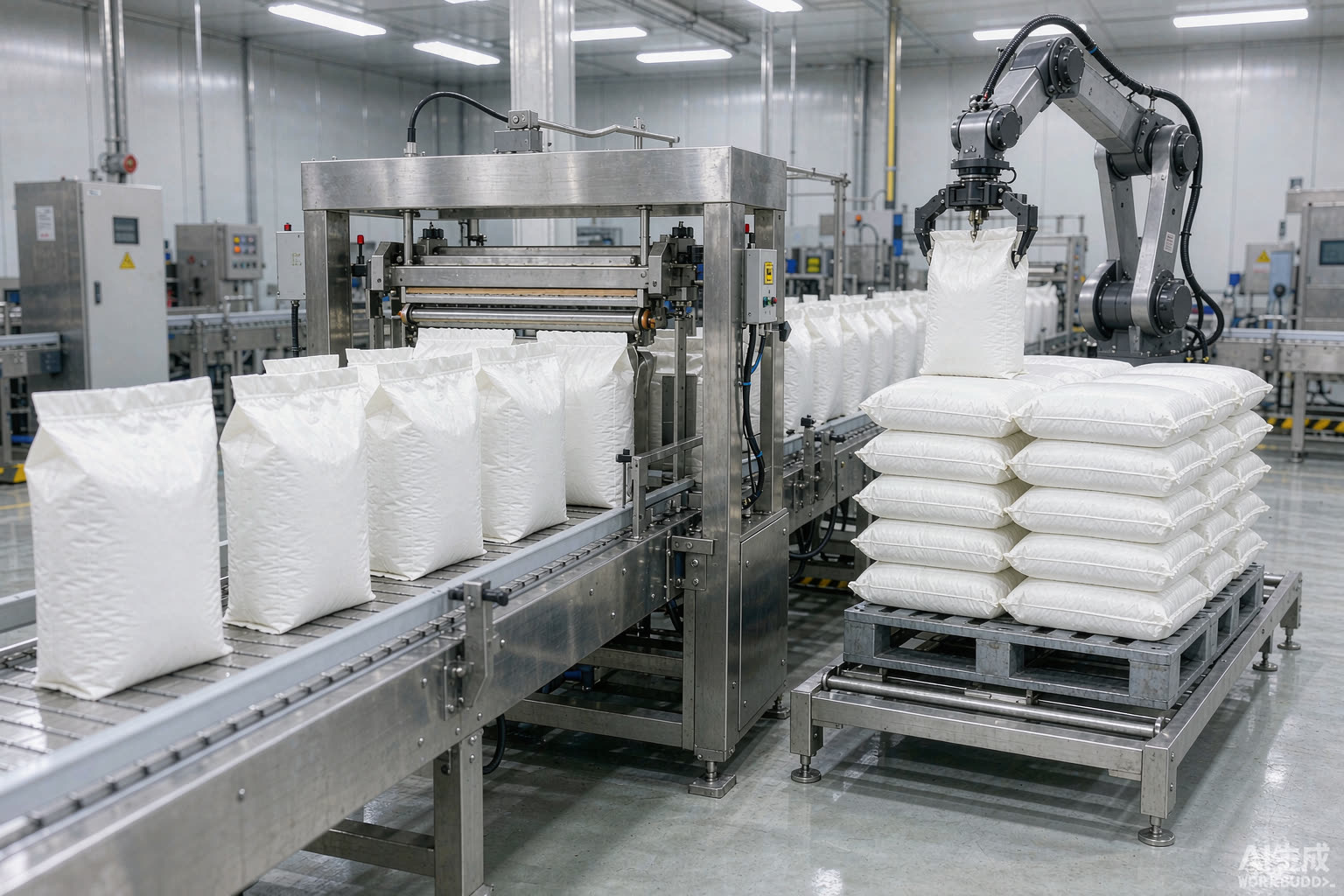 Factory photo — packaging & container loading